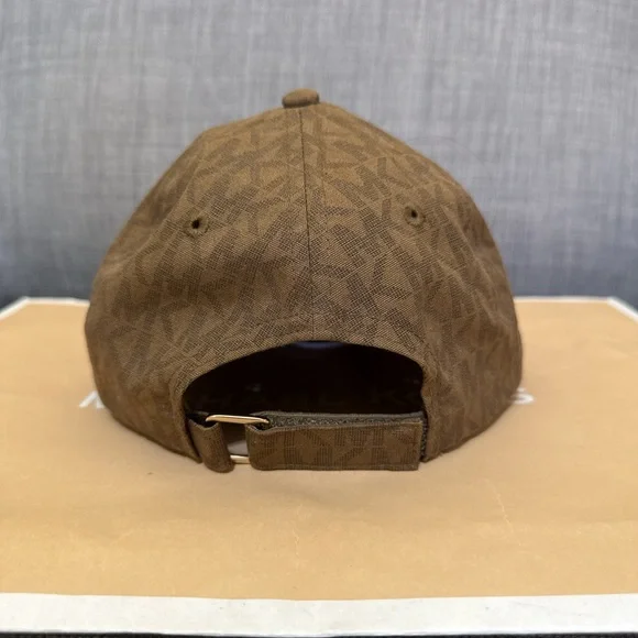 Michael Kors Tan Monogram Hat - Picture 2 of 4
